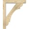 Ekena Millwork Olympic Block Rough Sawn Bracket w/ Offset Brace, Douglas Fir, 4"W x 16"D x 20"H BKT0402X16X20OLY05RDF - alternate 4